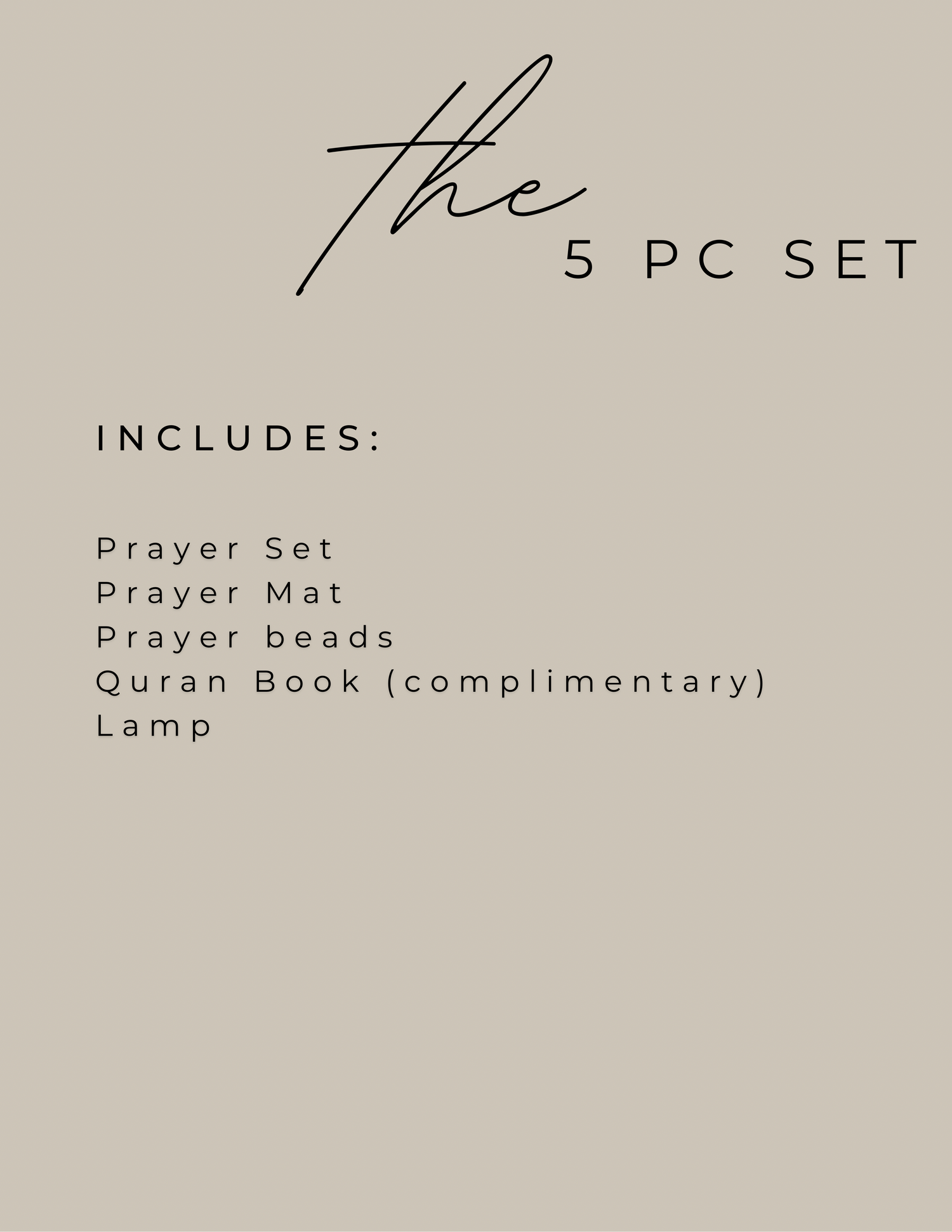 The 5 pc Sets