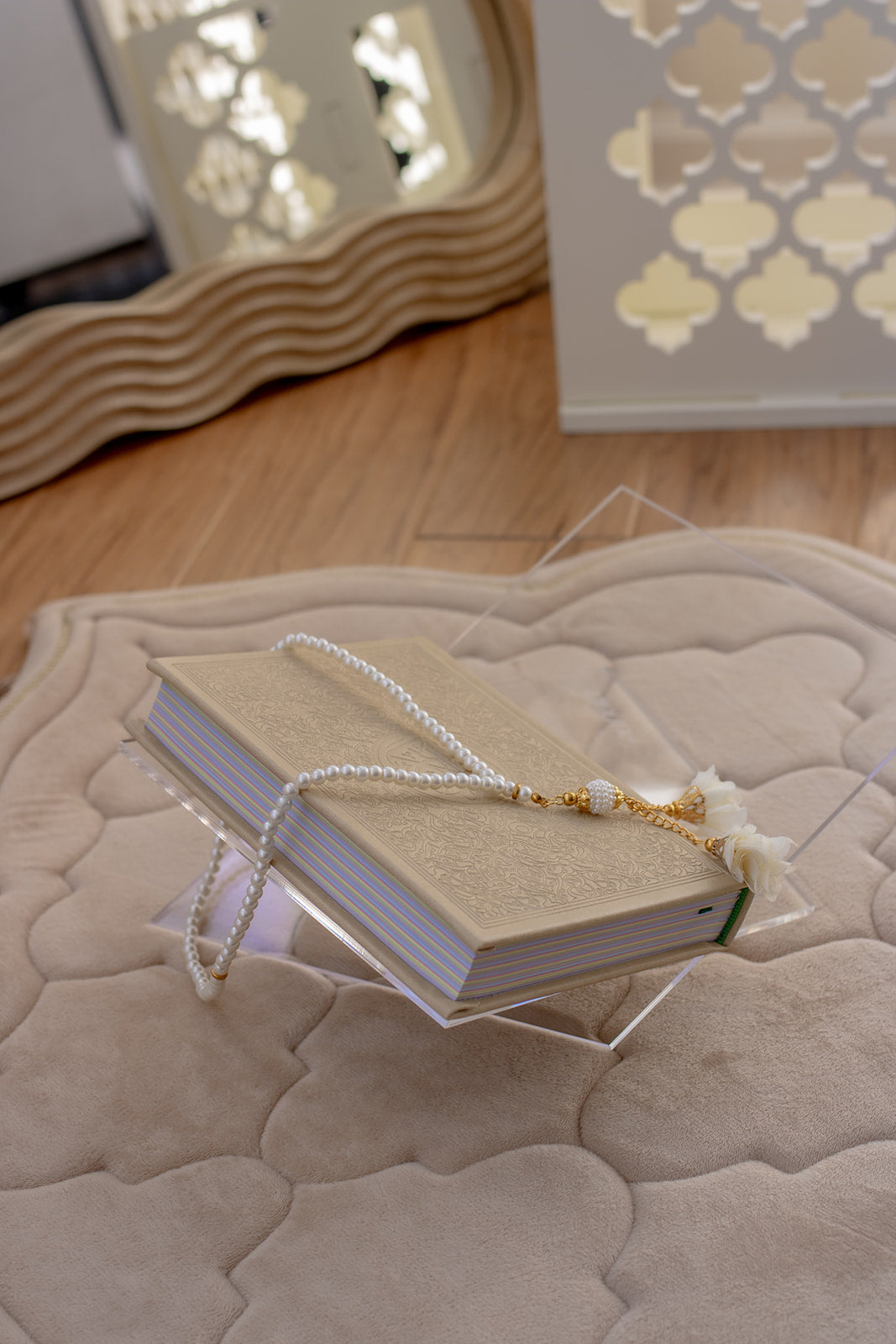 Acrylic Quran Book Holder Stand (quran not included)