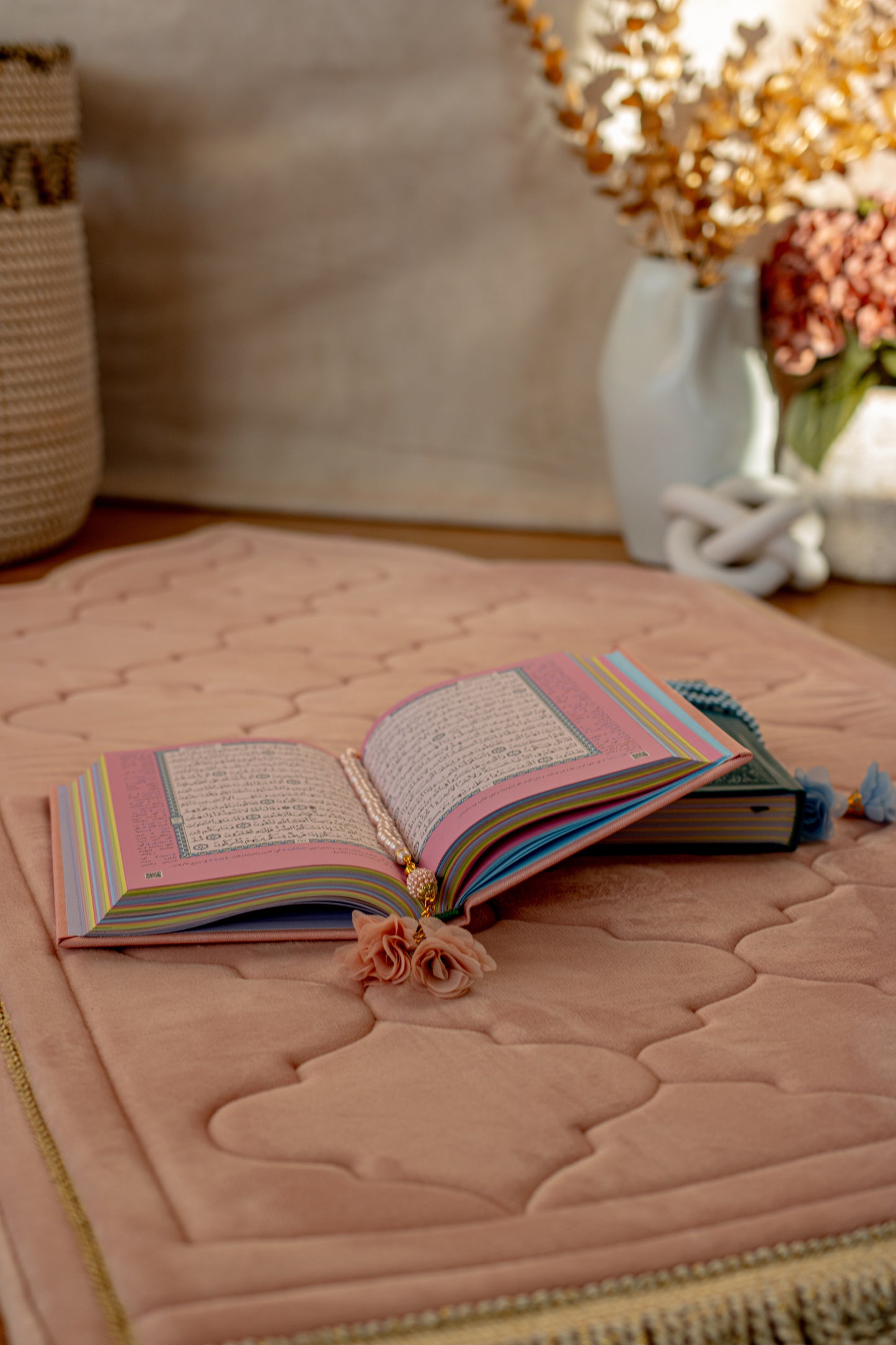 Pink Quran Book