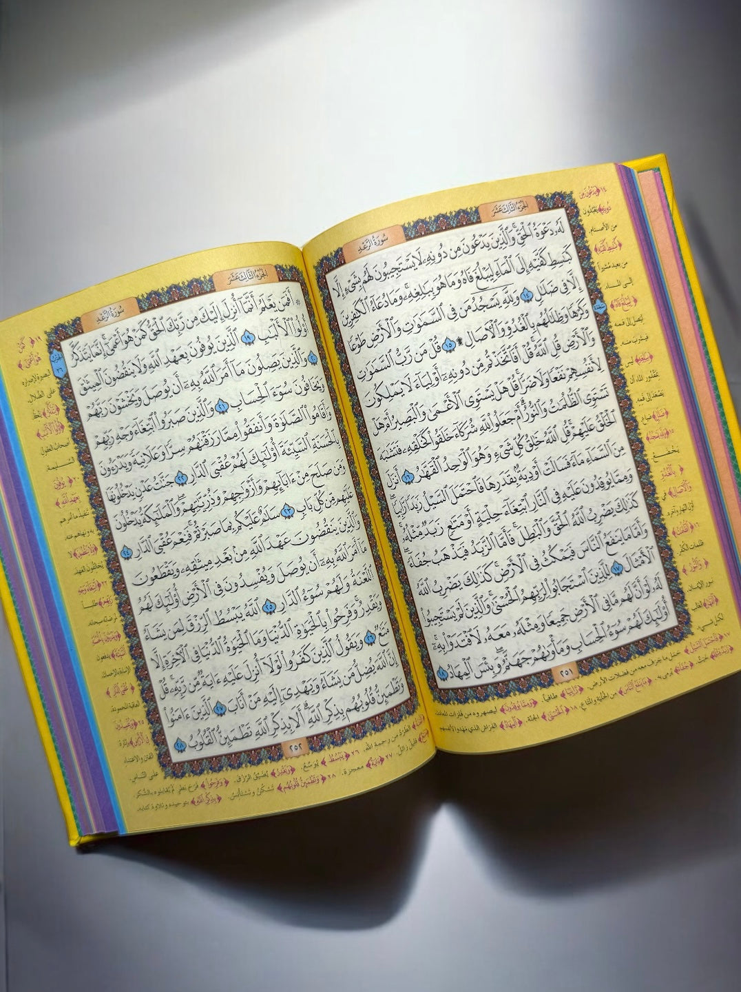 Yellow Quran Book