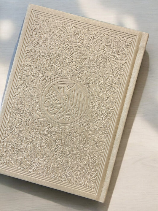 Beige Quran Book